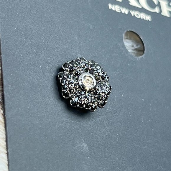 Coach Sparkling Daisy Stud Earrings - Picture 3 of 7